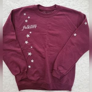 NEW Taylor Swift Folklore You Drew Stars Around My Scars Sweatshirt